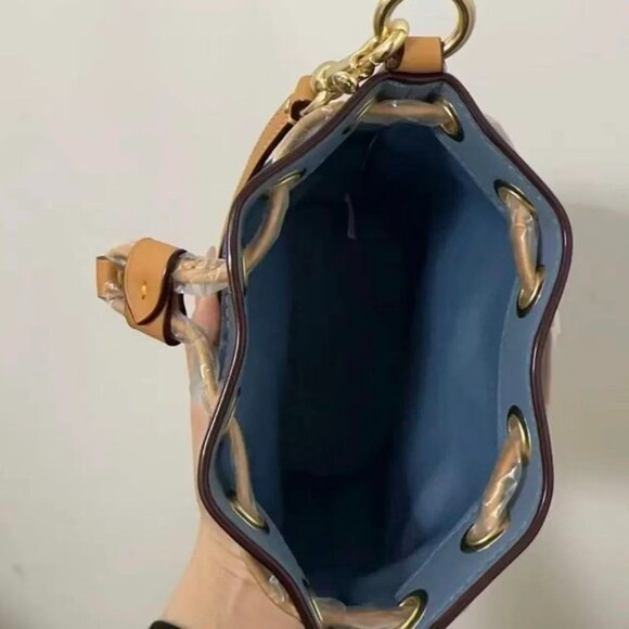 COACH mini denim bucket bag - Picture 4 of 4